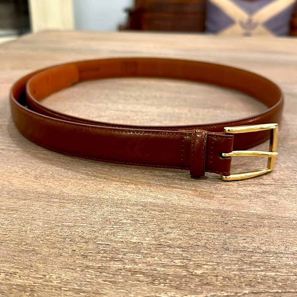 Men’s Jos. A. Bank Brown Leather Dress Belt